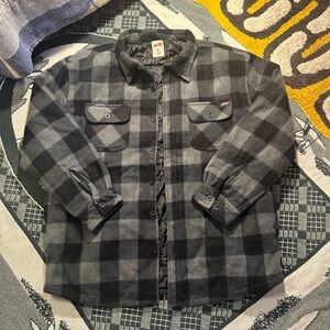 Levi's Plaid Button-Up Jacket